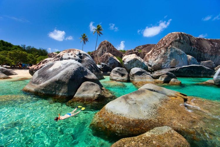 The Baths dans les îles Vierges Britanniques