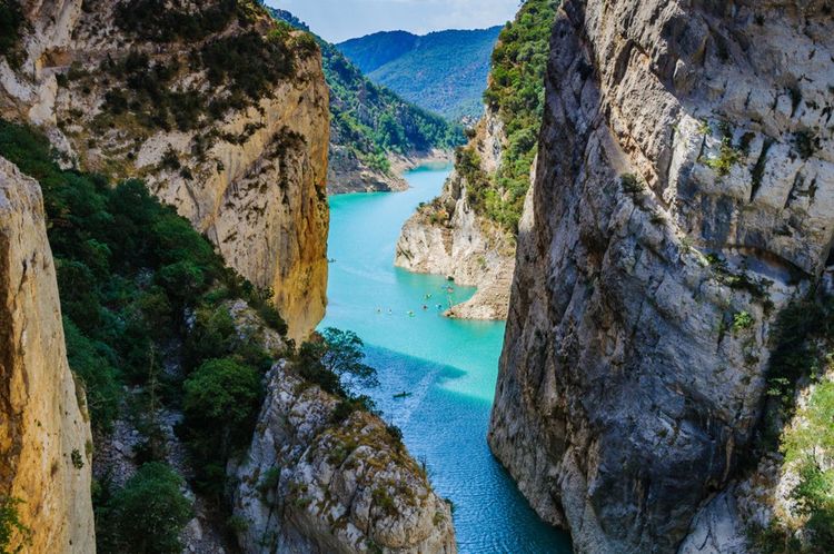 Les gorges du Mont-rebei en Espagne