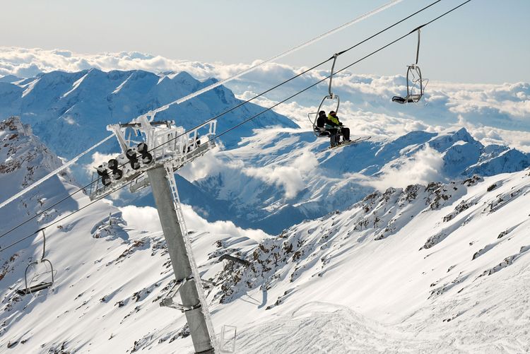 Remontée à l'Alpes d'Huez