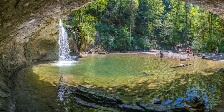 Les cascades du Hérisson dans le Jura