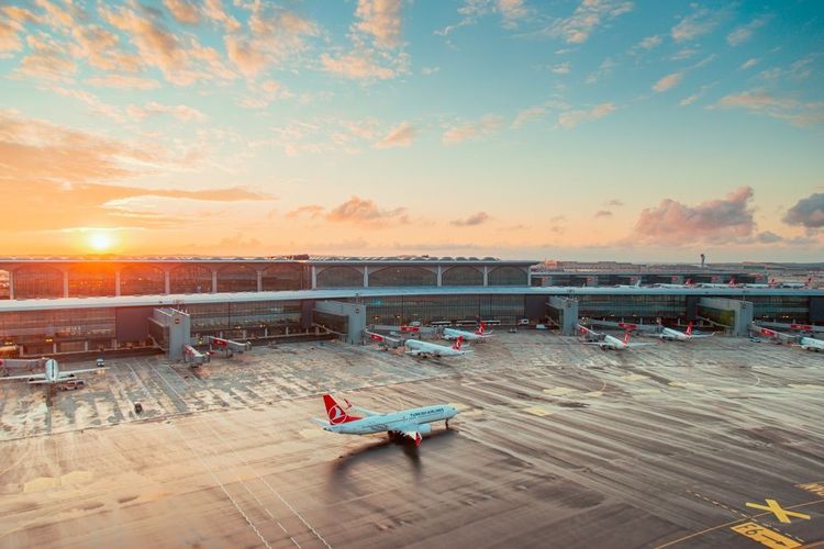 Aéroport d'Istanbul en Turquie