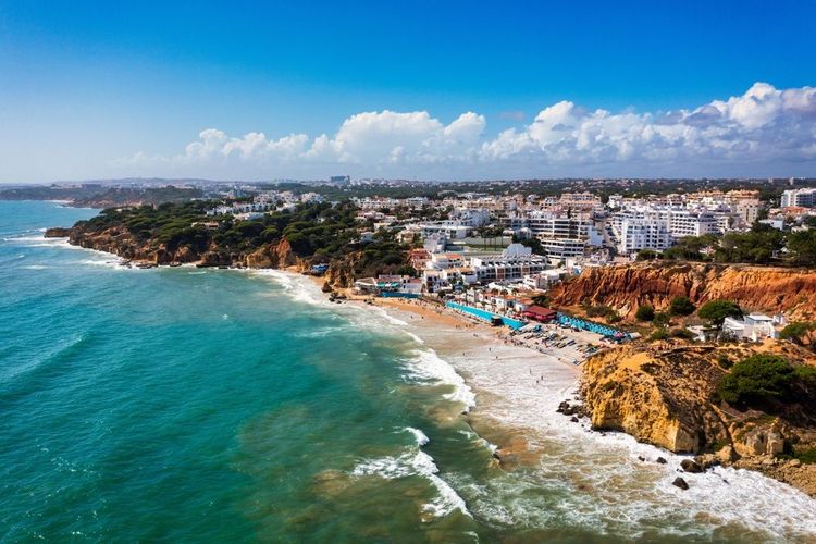 La ville d'Albufeira, Algarve
