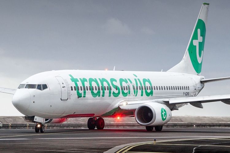 Avion de la compagnie aérienne Transavia