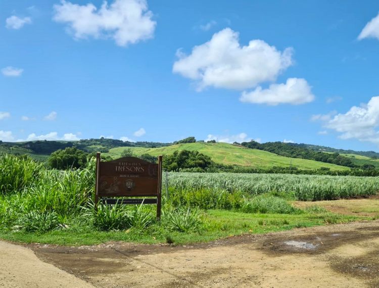 Le panneau du domaine Baie des trésors
