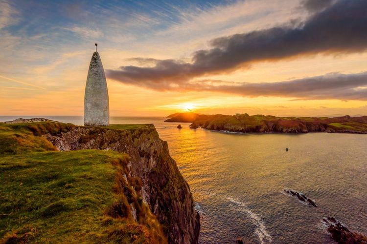 Baltimore Beacon au coucher du soleil