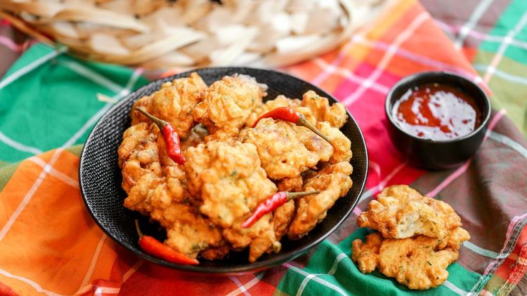 Boudins de cabillaud au piment, plat typique de la cuisine créole