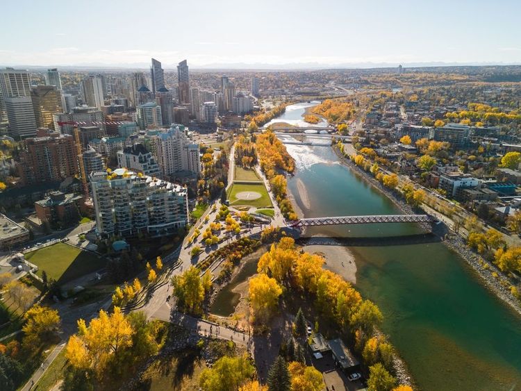 Calgary en automne