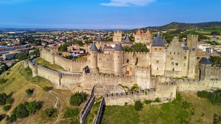 La ville fortifiée de Carcassonne © jaysi /123RF