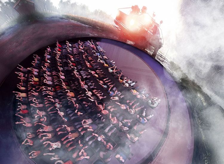 Chasseurs de Tornades au Futuroscope.
