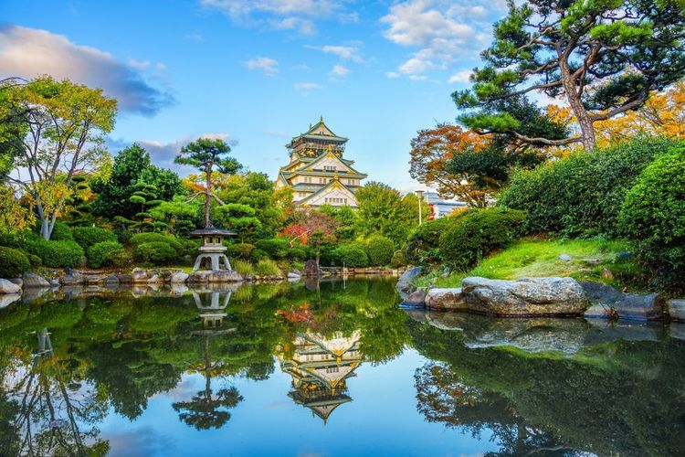 Château d'Osaka, Japon