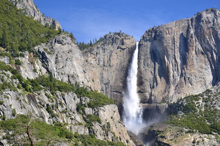 Chutes de Yosemite dans le parc du même nom, Etats-Unis