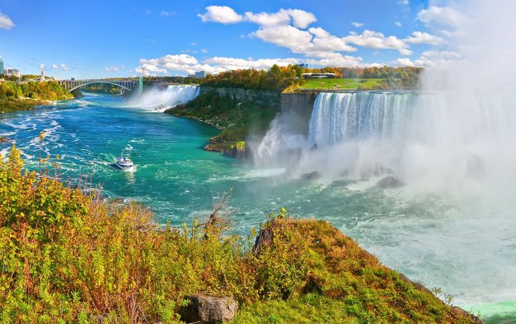 Chutes du Niagara en automne