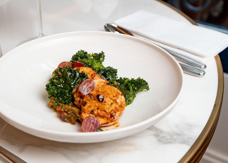 Plat principal Thanksgiving au Delano Café