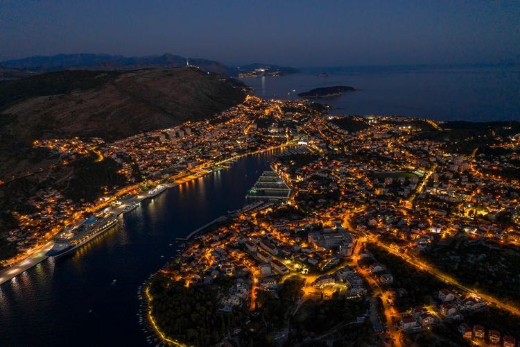 Dubrovnik de nuit