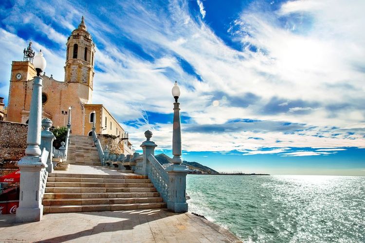 Eglise Sant Bartomeu i Santa Tecla à Sitges