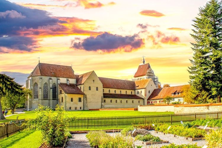 Église de l'île de Reichenau sur le lac de Constance, Allemagne