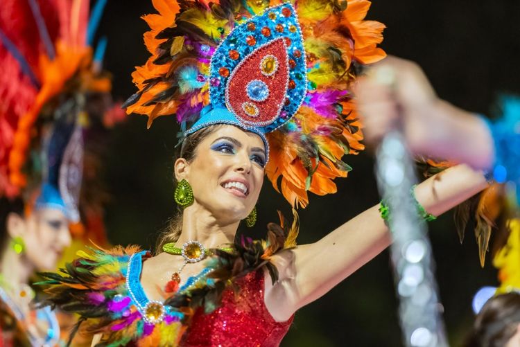 Pendant la carnaval de Madère