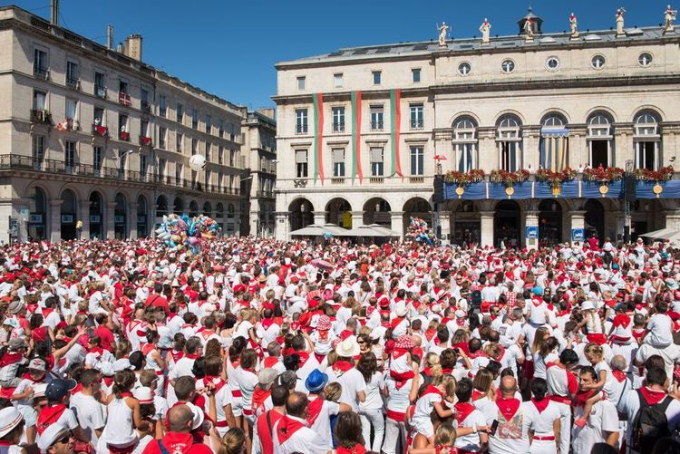 Festayres réunis pour les fêtes de Bayonne
