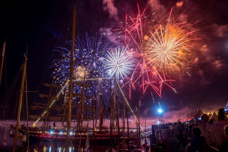 Brest ; feu d'artifice ; Fête nationale