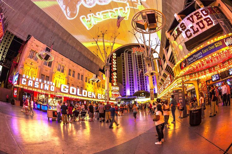 Frémont Street, à Las Vegas