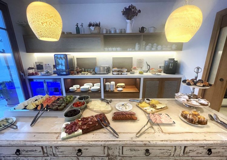 Buffet du breakfast du S'Antiga