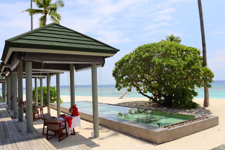 Tables du restaurant Arigato au Siyam World, Maldives
