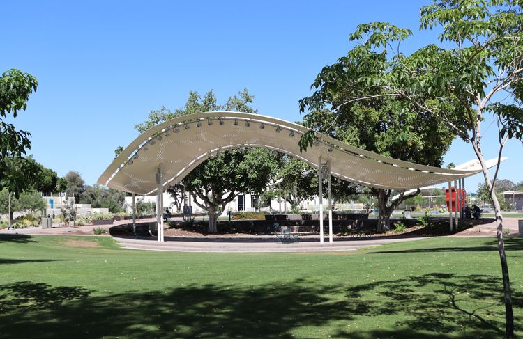 Le parc du centre civique de Scottsdale
