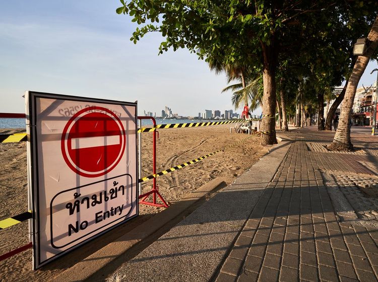 Interdiction d'accès sur une plage thaïlandaise