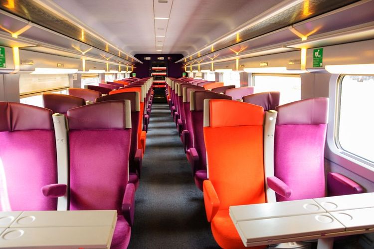 Intérieur d'un TGV