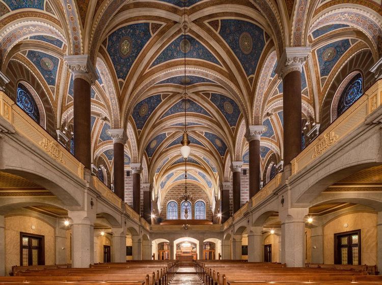 L'intérieur de la synagogue de Plzen, en République tchèque © Czech Tourisme