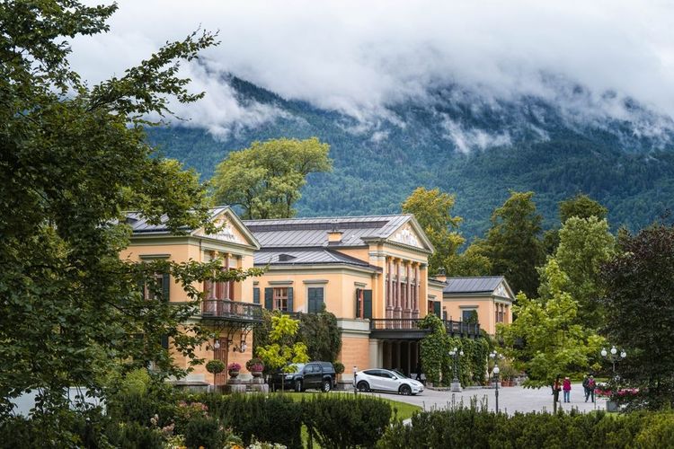 Vue de l'extérieur de la Kaiservilla