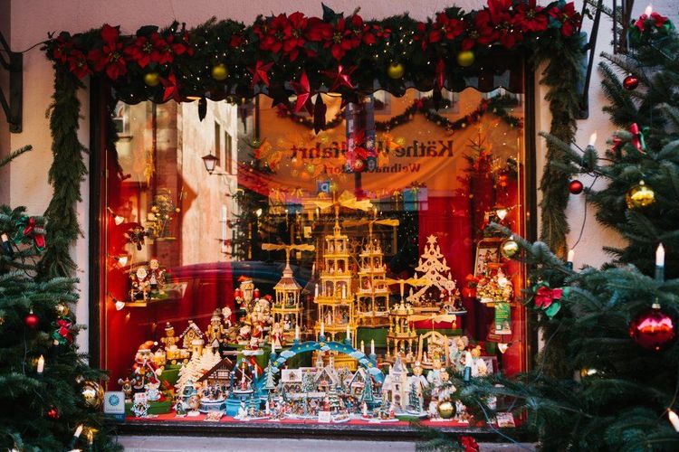 Vitrine du magasin Kathe Wohlfahrt, en Allemagne
