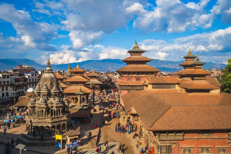 Vue sur les toits de Katmandou au Népal © Richie Chan/Shutterstock