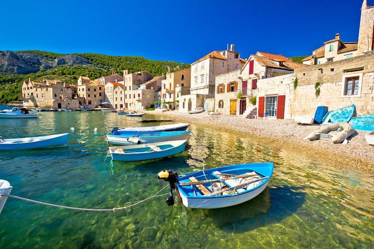 Komiza sur l'île de Vis