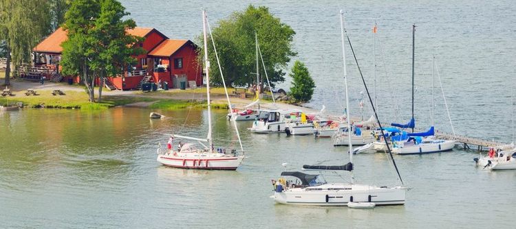 L'île de Björkö, sur le lac Mälar
