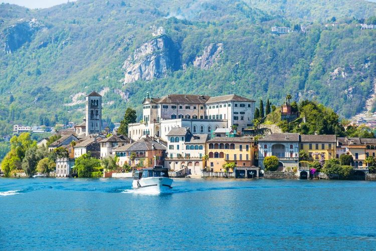 L'île de Orta San Giulio en Italie