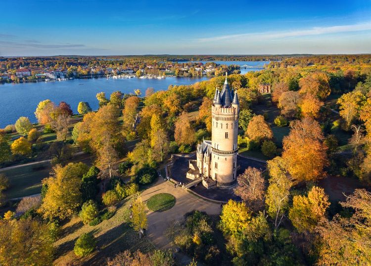 La Flatow Tower qui offre une vue imprenable sur le parc de Babelsberg