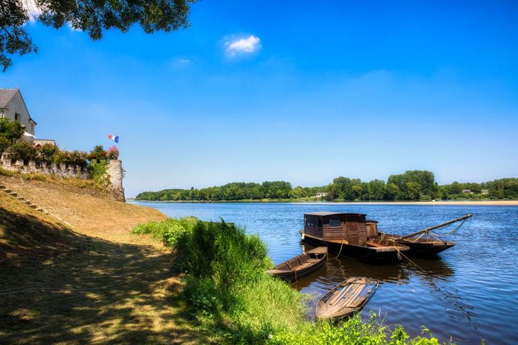 La Loire qui longe Candes-Saint-Martin
