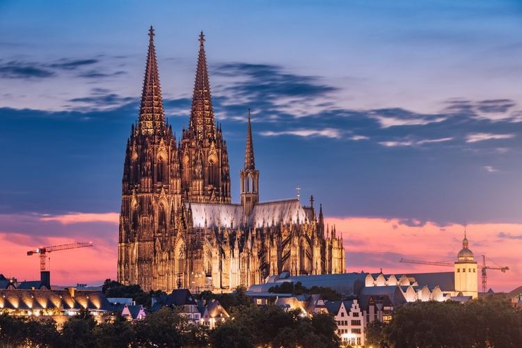 La cathédrale de Cologne, Allemagne