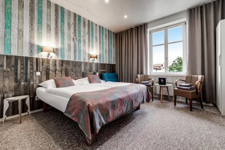La chambre d'hôtel du Royal Court Hôtel à Prague