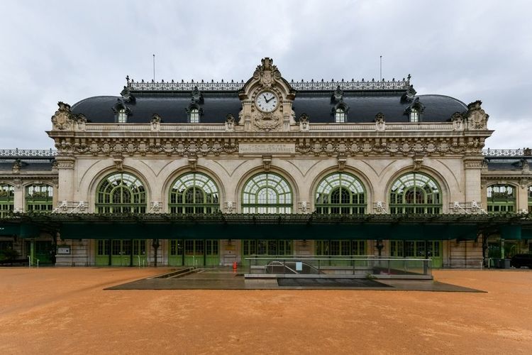 Vue extérieure de la gare des Brotteaux