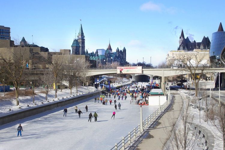 La patinoire du festival Boule de Neige d'Ottawa © Destination Canada - 360 Tourisme
