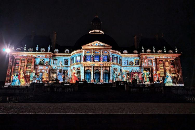 La projection “Il était une fois Vaux-le-Vicomte”.