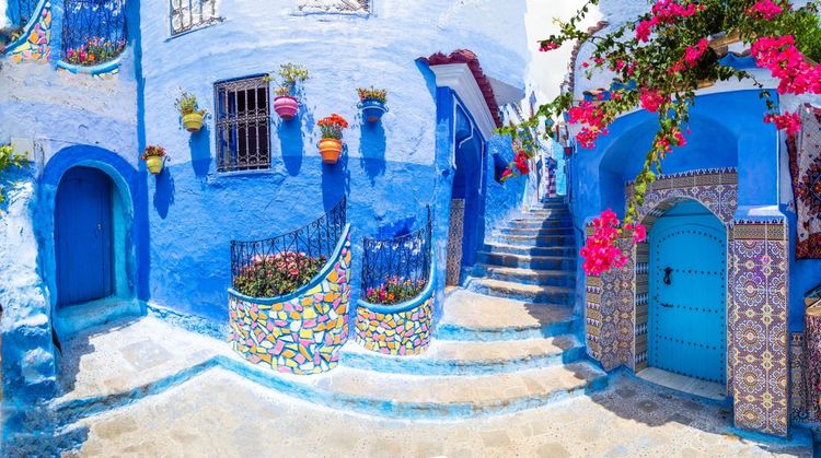 La ville de Chefchaouen au Maroc