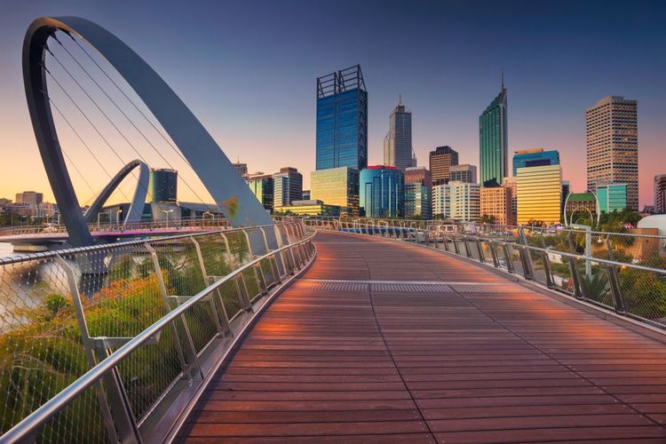 La ville de Perth en Australie