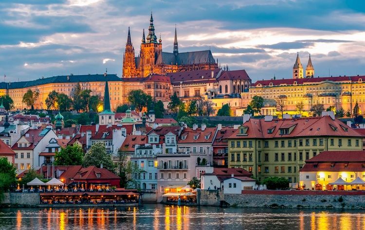 La ville de Prague, République Tchèque