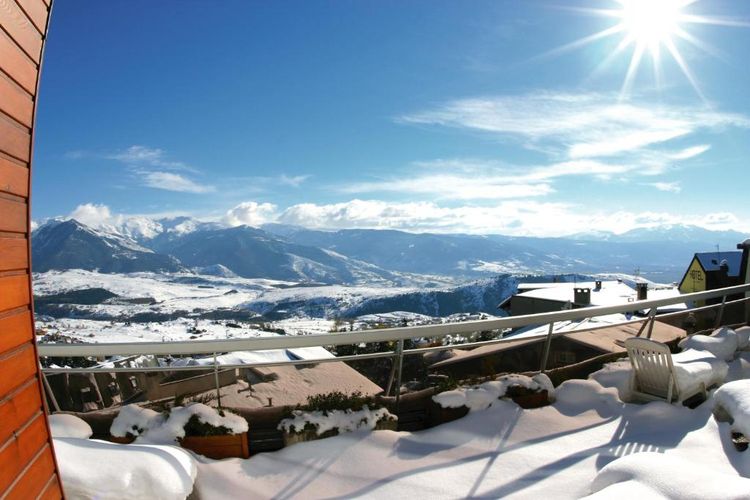 La vue depuis l'hôtel Le Grand Tétras/Booking.com