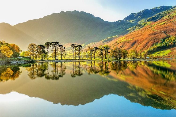 Lac Buttermere dans le parc national du Lake District
