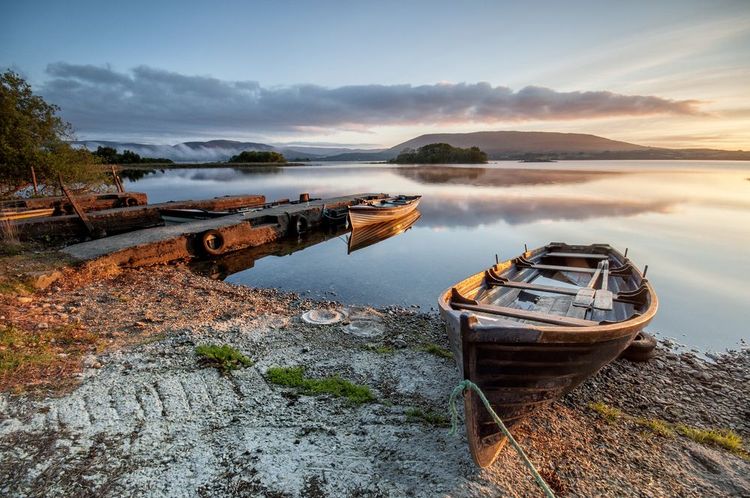 Les rives du lac Corrib