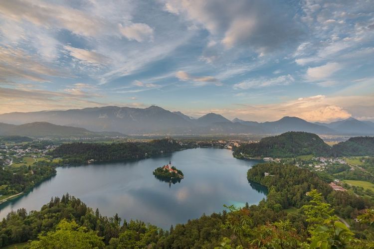 Lac de Bled en Slovénie